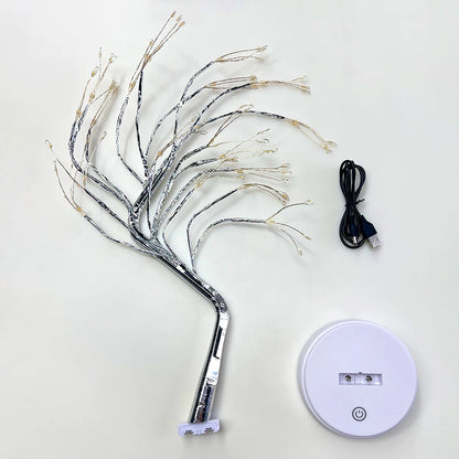 36/108Leds Tabletop Tree Lamp, Decorative LED Lights, Rgb Color Atmosphere Night Lights, for Party Camping Home Decor